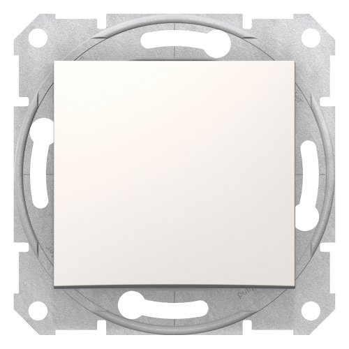ОДНОКЛАВІШНИЙ ПЕРЕМИКАЧ SEDNA IP44 СЛОНОВА КІСТКА