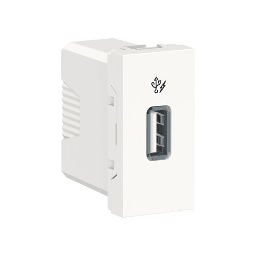 Розетка HDMI, 1 модуль білий