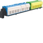 Держатель с клеммами PE / N: 21xN + 20xPE / 5xN + 6xPE