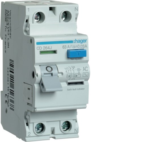 УЗО 2P 63A 30mA AC