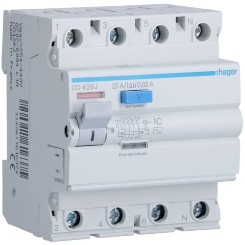 ПЗВ 4P 25A 30mA AC