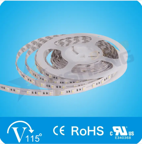 LED лента RISHANG 60-5050-24V-IP20 12.9/4.7W RGB+3000K 5м (RD0260AC-A)