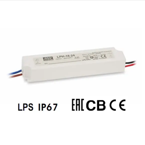 Блок питания Mean Well 18W DC12V IP67 (LPH-18-12)
