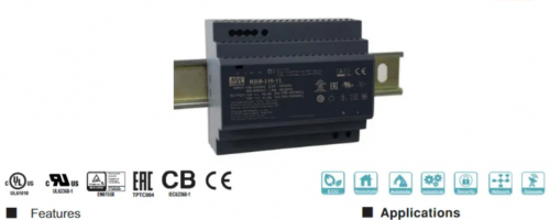 Блок питания Mean Well на DIN-рейку 135.6W DC12V (HDR-150-12)