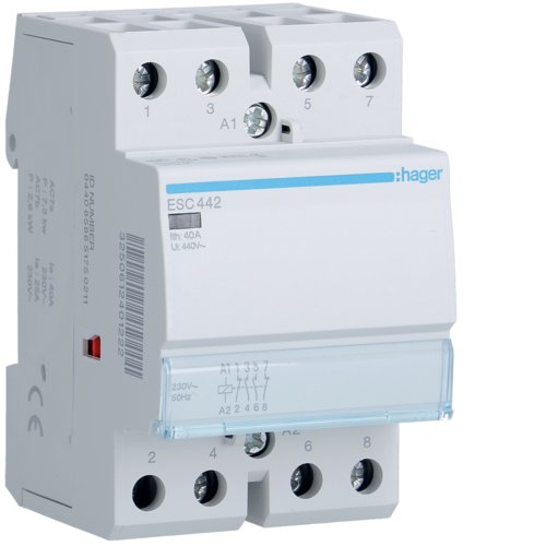 Контактор 40A, 2НО + 2НЗ, 230