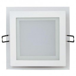 Светильник встраиваемый LED 12W 6400K 744Lm 165-260V 160мм белый квадрат.