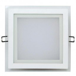 Светильник встраиваемый LED 15W 4200K 1150Lm 165-260V 198мм белый квадрат.