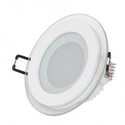 Світильник вбудований LED 6W 4200K 480Lm 165-260V d-96мм білий кругл.