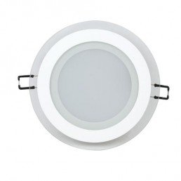 Світильник вбудований LED 12W 6400K 744Lm 165-260V d-160мм білий кругл.