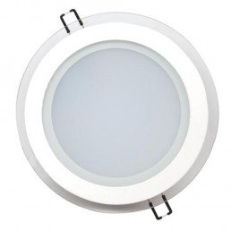 Світильник вбудований LED 15W 6400K 1150Lm 165-260V d-200мм білий кругл.