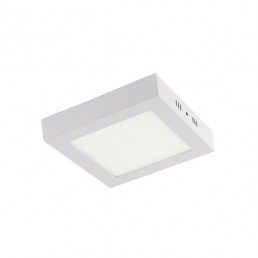 Світильник накладний LED 12W 4200K 840Lm 165-260V 159мм білий квадратн.