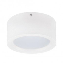 Світильник накладний LED 15W 4200K 1050Lm 185-264V d-180мм h-75мм білий кругл.