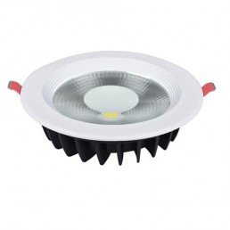 Світильник вбудований LED 20W 6400K 1470Lm 85-265V d-195мм білий кругл.