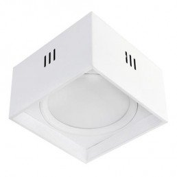 Світильник накладний LED 15W 4200K 1050Lm 185-264V 182мм h-120мм білий квадратн.