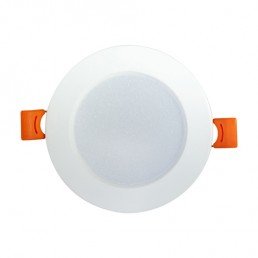 Светильник встраиваемый LED 8W 4200K 600Lm 200-265V d-98мм белый круг.