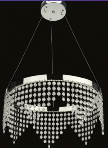 Люстра LED 19W 4000K 1330Lm 180-260V 300х1200мм хрусталь