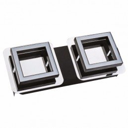 Світильник стельовий LED 2*5W 4000K 600Lm 220-240V 280x120мм хром
