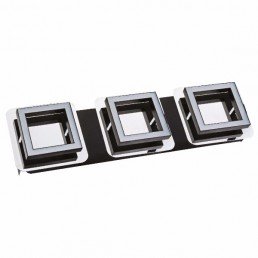 Світильник стельовий LED 3*5W 4000K 900Lm 220-240V 430x120мм хром