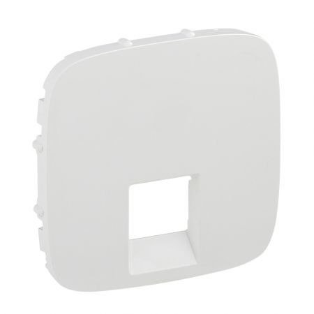 Лицьова панель розетки RJ11 / RJ45 Білий, Valena ALLURE
