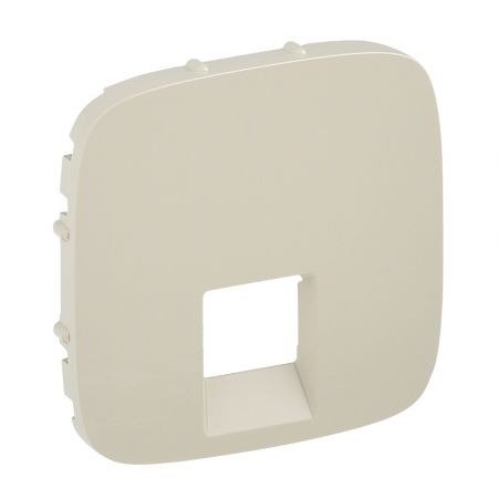 Лицьова панель розетки RJ11 / RJ45 Слонова кістка, Valena ALLURE
