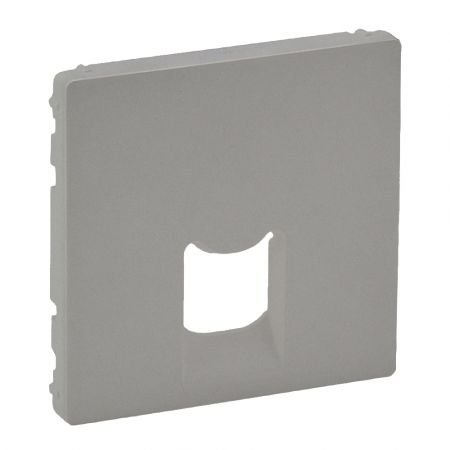 Лицьова панель розетки RJ11 / RJ45 Алюміній, Valena LIFE
