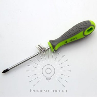 Викрутка LEMANSO PH1x100 LTL40003 сіро-зелена