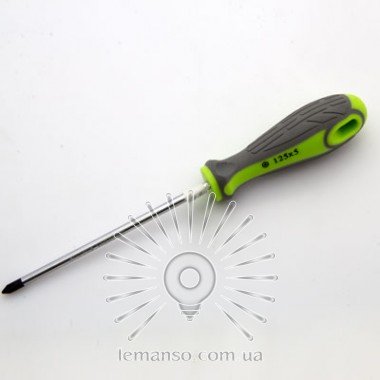 Викрутка LEMANSO PH5x125 LTL40004 сіро-зелена