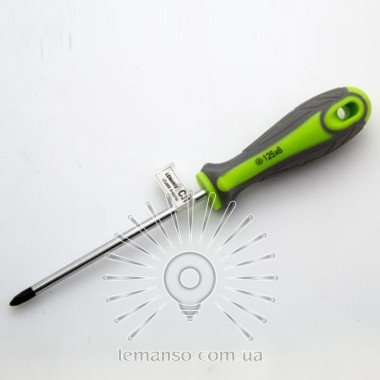 Викрутка LEMANSO PH2x150 LTL40009 сіро-зелена