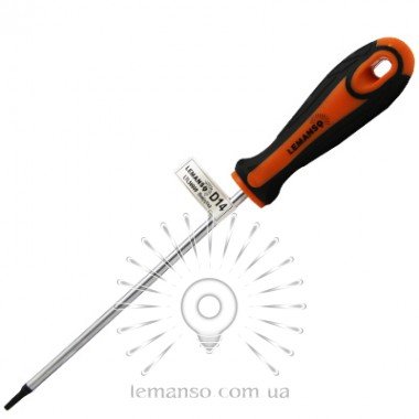 Викрутка LEMANSO TH10x150 LTL50009 помаранчево-чорна