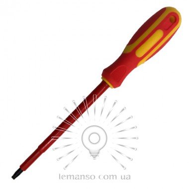 Викрутка діелектрична до 380V LEMANSO 5.5х125мм LTL60019