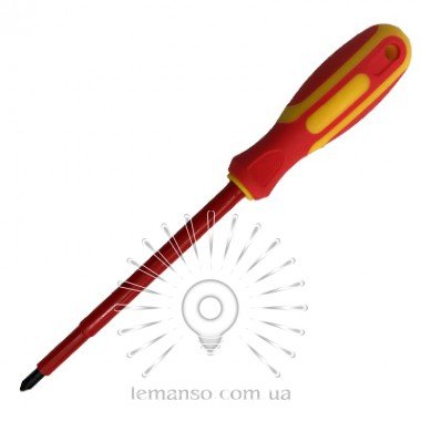 Викрутка діелектрична до 380V LEMANSO PH2х100мм LTL60023