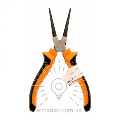Круглогубці LEMANSO 6" LTL20038 помаранчево-чорні