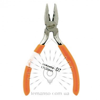 Плоскогубці LEMANSO 5 "LTL20041 помаранчеві