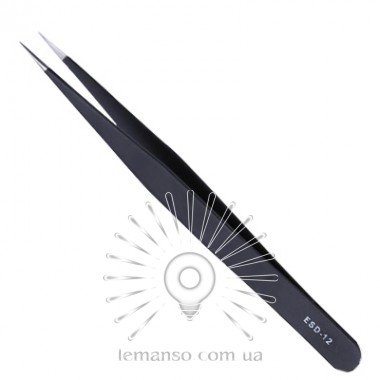 Антистатичний пінцет LEMANSO LTL1612 (ESD-12)