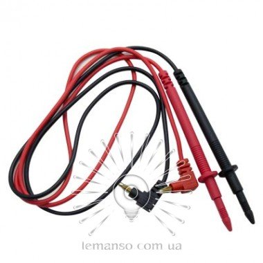 Щупи для мультиметру червоно-чорні Lemanso LM9102 довжина 90см