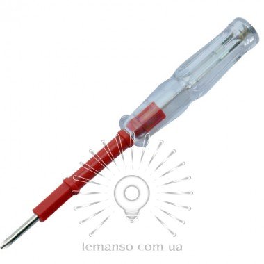 Викрутка-індикатор напруги 100-500V LEMANSO 3.0x185мм LTL10076