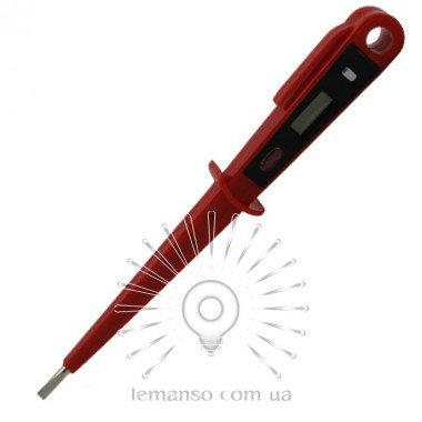 Викрутка - індикатор напруги 12-220V LEMANSO 4x190мм LTL10111