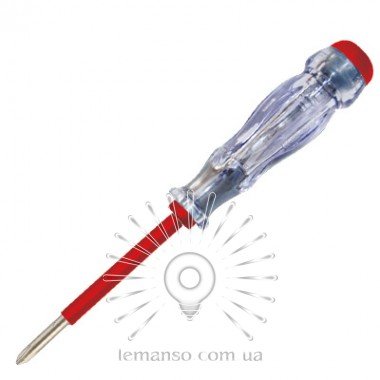 Викрутка-індикатор напруги AC100-500V LEMANSO 3.5x155мм LTL10069