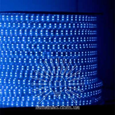 Дюралайт-стрічка LEMANSO 180LED IP68 синя 230V 15W/м 1080LM / LM848