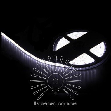 Св/стрічка LEMANSO IP65 5m 120SMD 2835 12V біла 10W/м 720LM / LM849