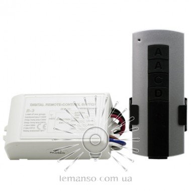 Пульт Lemanso до люстри 3 x 1000W 30м білий / LMA046