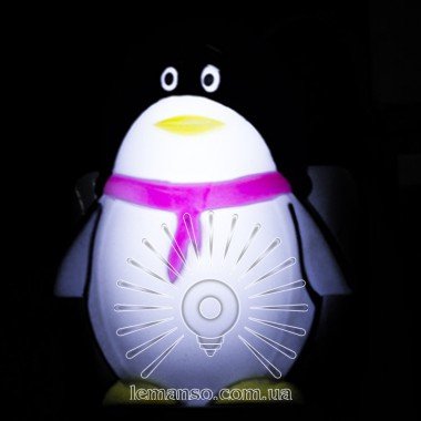 Нічник Lemanso Метелик жовтий 3 LED / NL5
