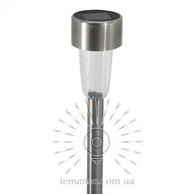 Світильник LED газон Lemanso з вимик., 1LED білий IP44 6міс. / CAB115 метал