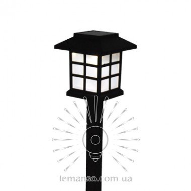 Світильник LED газон Lemanso без вимик., 1LED білий IP44 6міс. / CAB121 пластмаса
