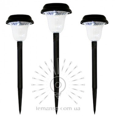 Світильник LED газон Lemanso без вимик., 1LED білий IP44 / CAB79 пластмаса