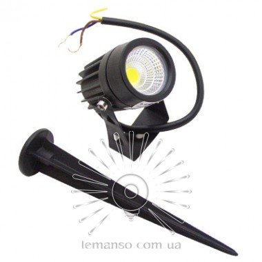 Світильник LED садовий Lemanso 5W 450LM 85-265V 6500K IP65 / LM3704 (LM22)