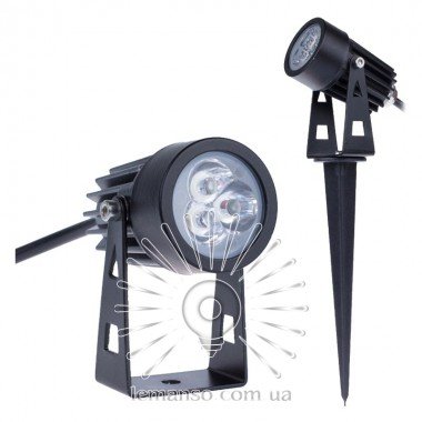 Світильник LED садовий Lemanso 3W 270LM 85-265V 6500K IP65 / LM3703 (LM23)