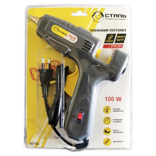 Клейовий пістолет Сталь PROFI 100W 80150