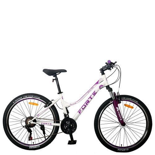 Велосипед Forte Aurora Women Bicycle МТВ 26"/15" біло-рожевий