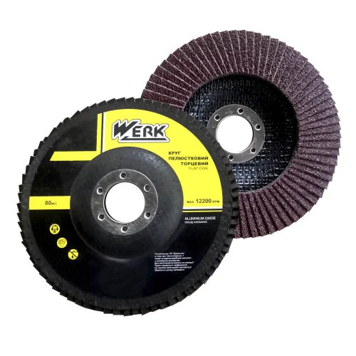 Werk 125х22.2 мм Диск пелюстковий